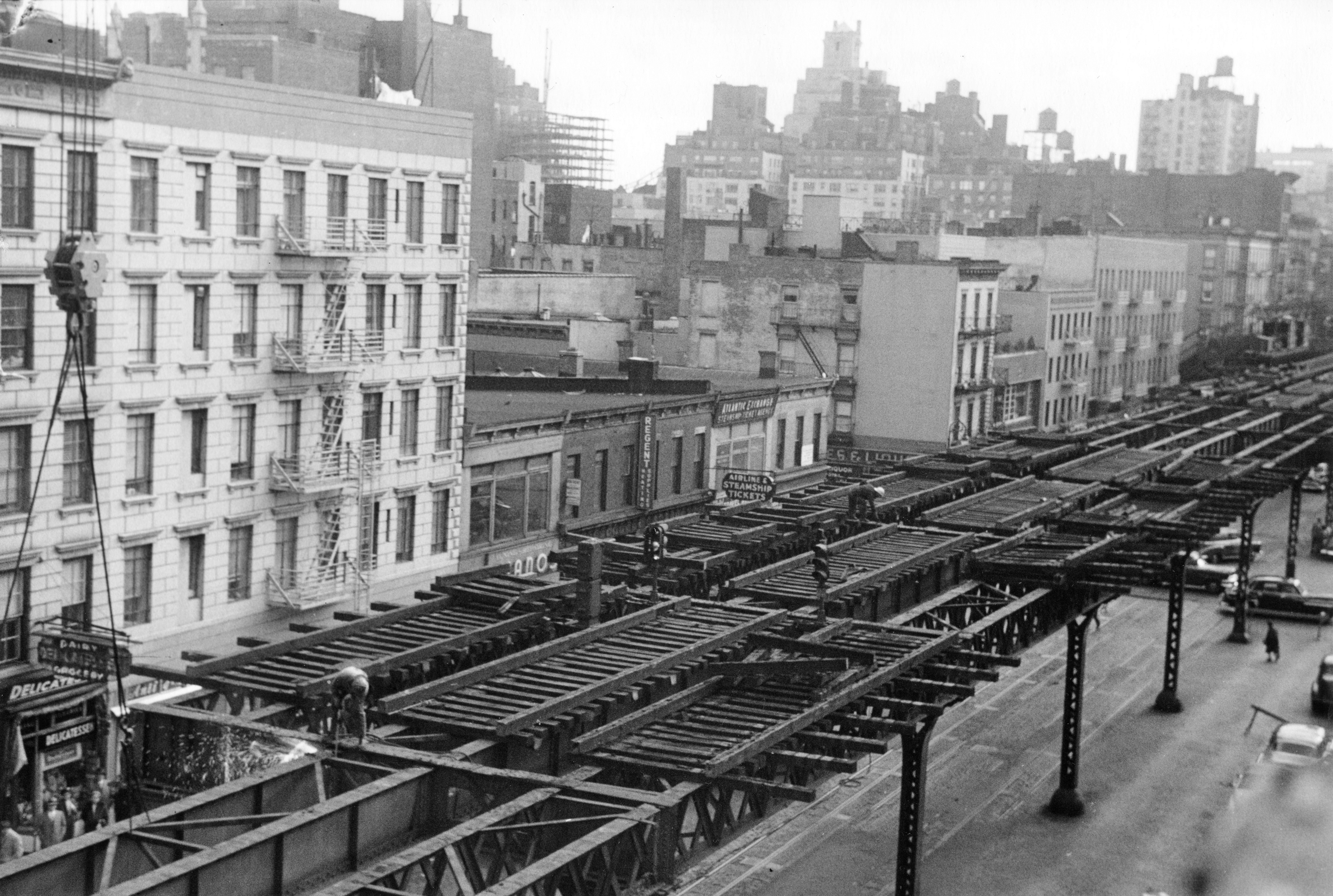 The Third Avenue Elevated tracks.