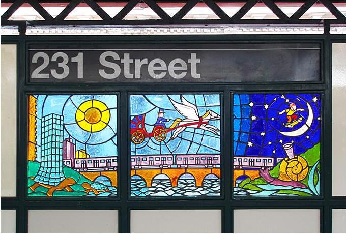 231 Street Station Art