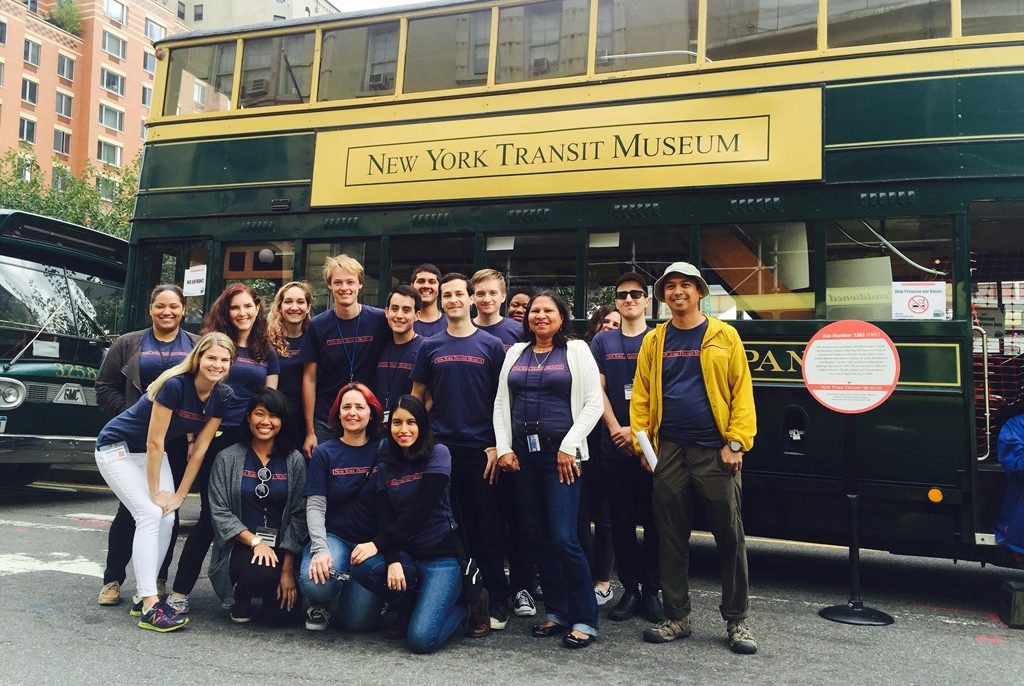 Transit Museum Staff at Bus Festival, 2015