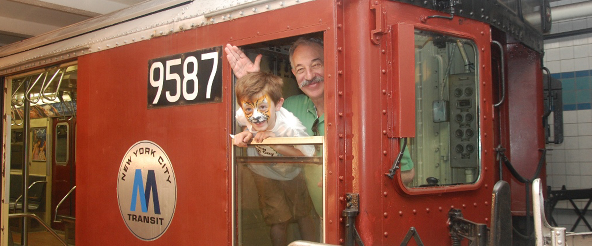 Party on Wheels at the New York Transit Museum