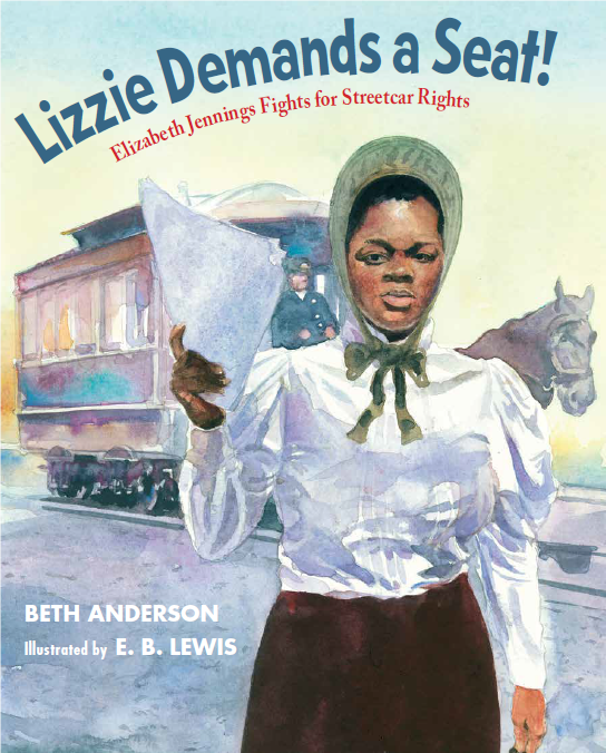 The cover of children's book Lizzie Demands a Seat! by Beth Anderson