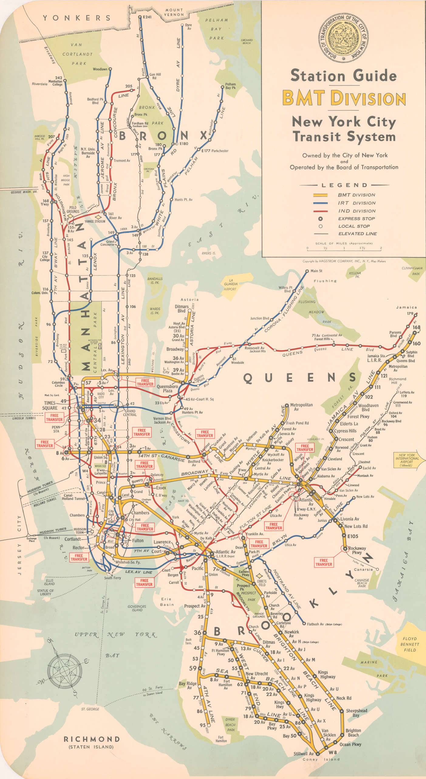 Station Guides, 1948, XX.2014.6.10; New York Transit Museum Collection.