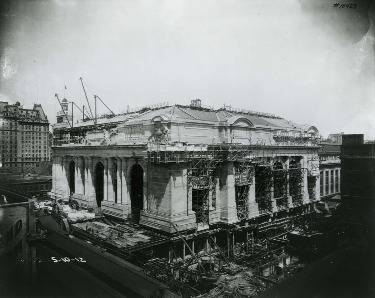 Grand Central Terminal under construction, 1912 