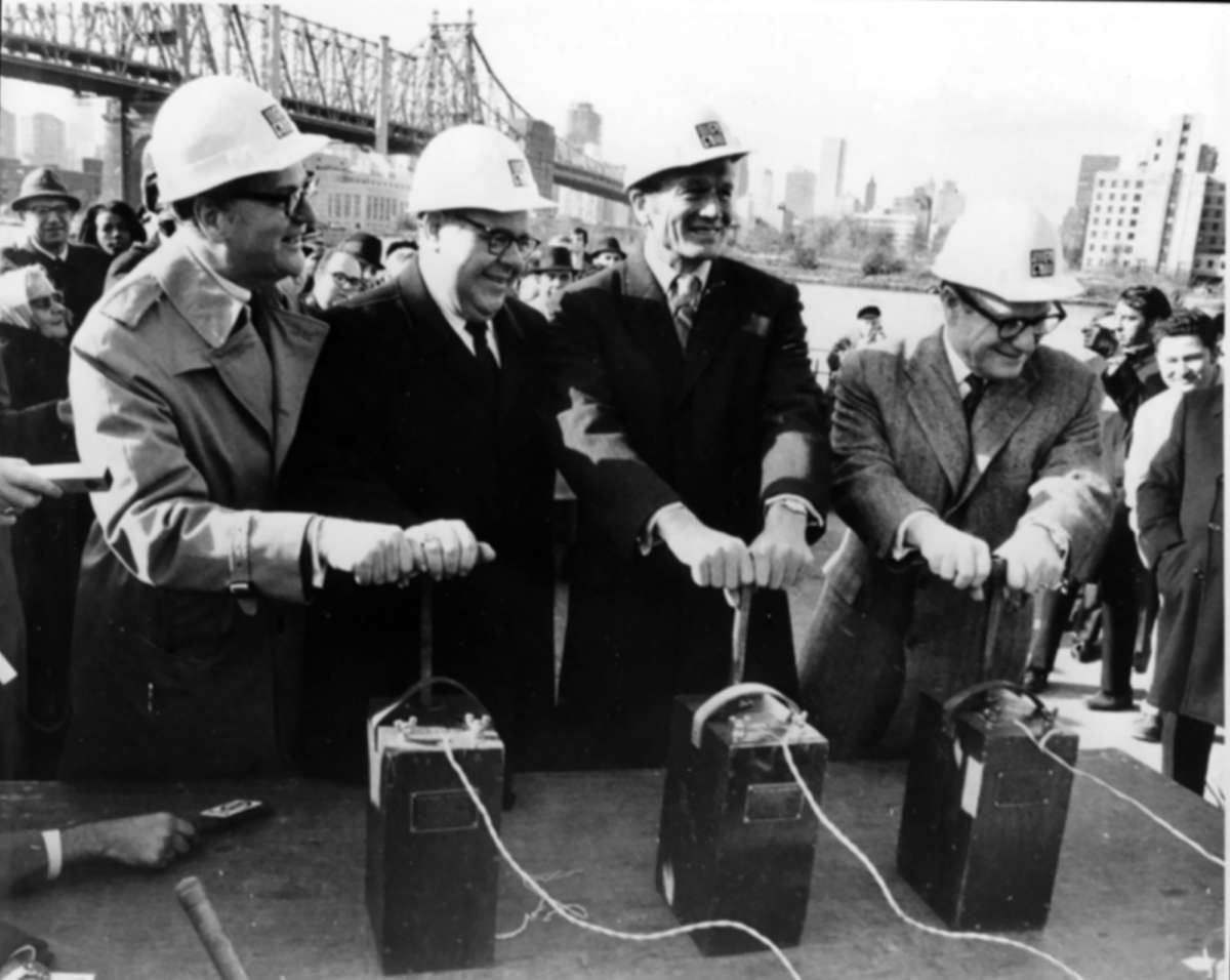 63rd Street Tunnel groundbreaking, 1970 