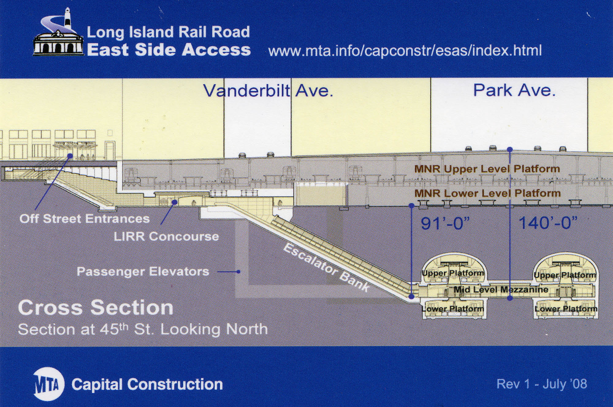 LIRR structures at Grand Central Terminal, 2008