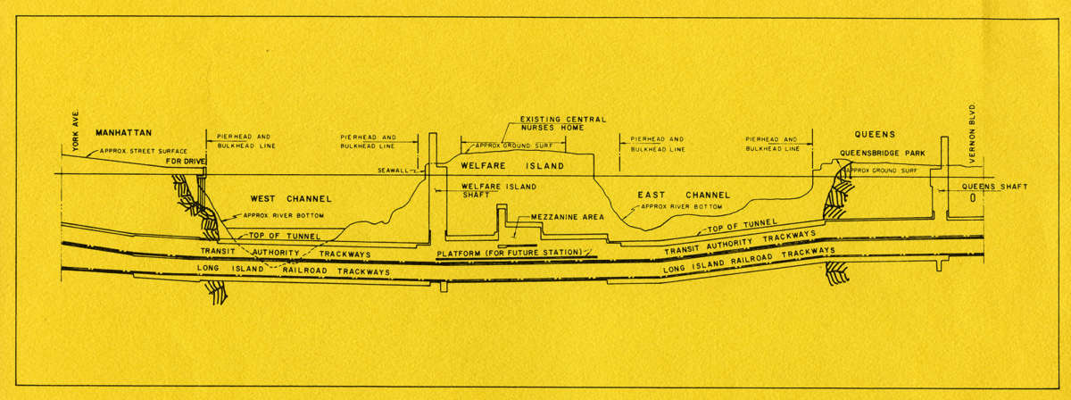 63rd Street Tunnel alignment, 1969 