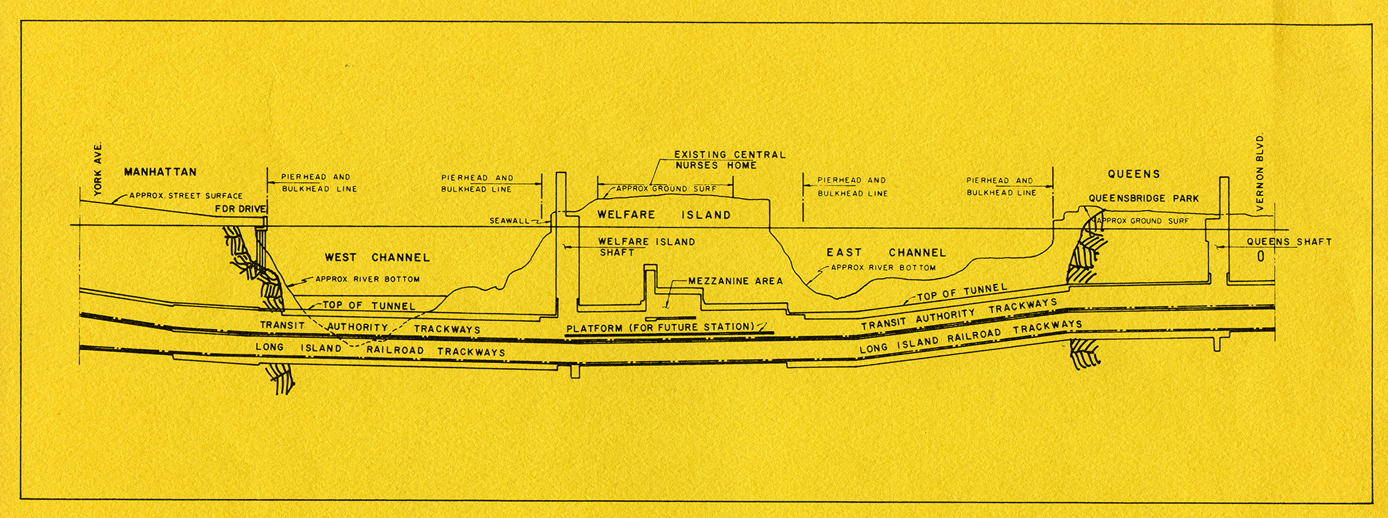 63rd Street Tunnel alignment, 1969