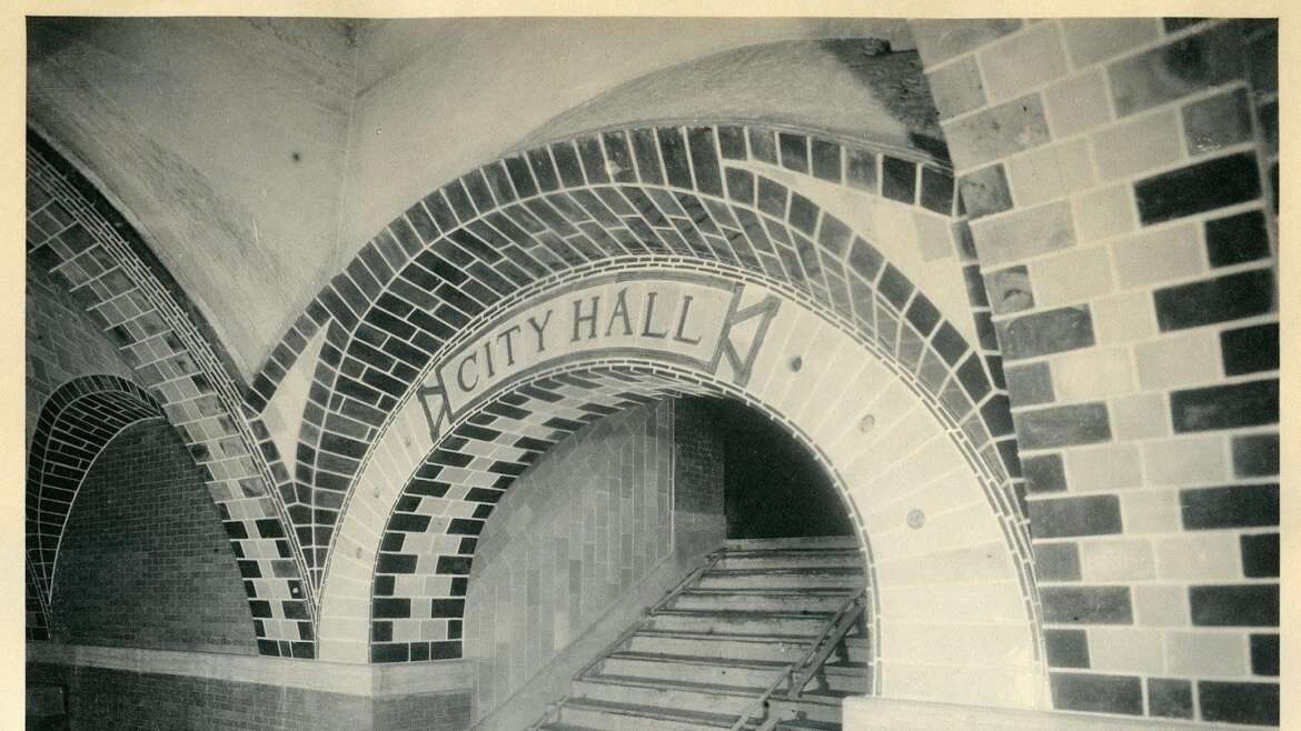 Archival image of Old City Hall station