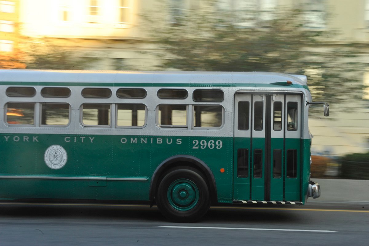 Bus #2969 on the road