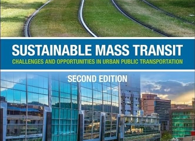 Book jacket for Sustainable Mass Transit