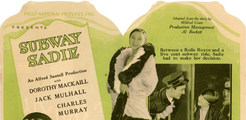 Advertisement for Subway Sadie Film
