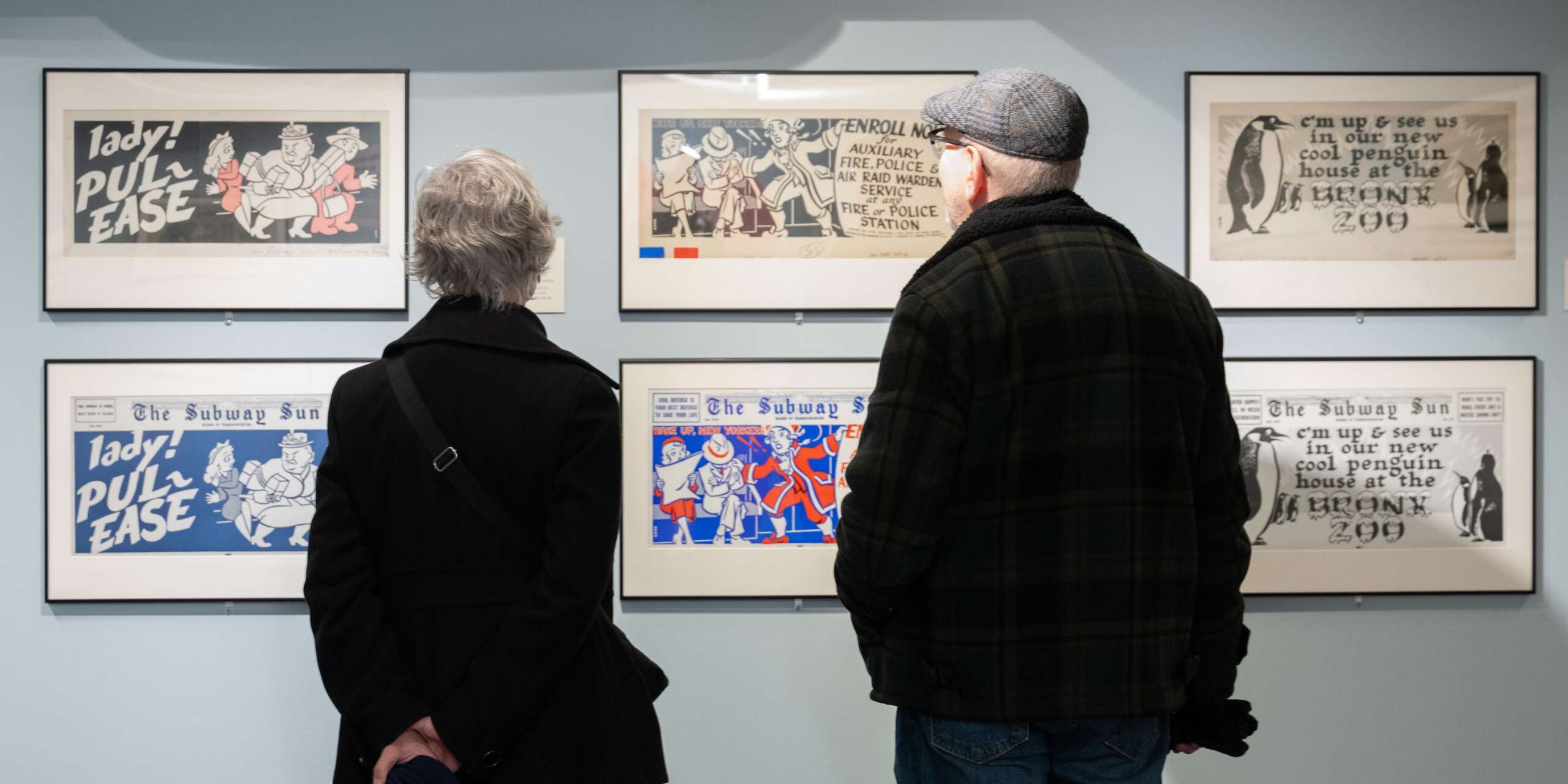 Visitors exploring Subway Sun exhibit