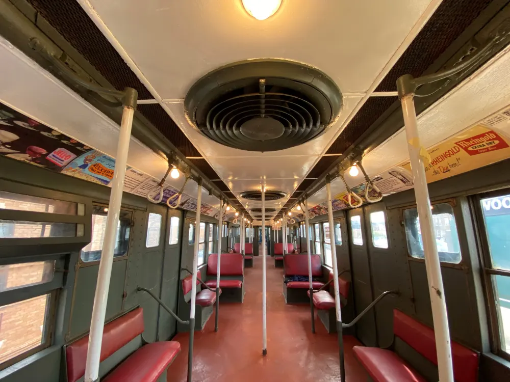 interior of the R1 #103 showing fans