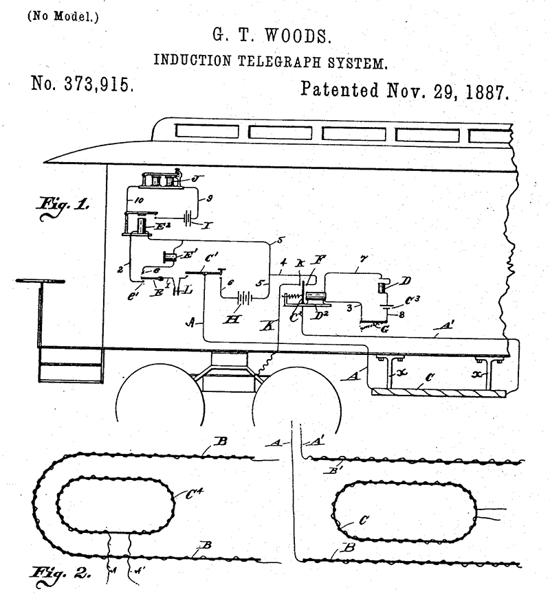 Patent for Induction Telegraph System