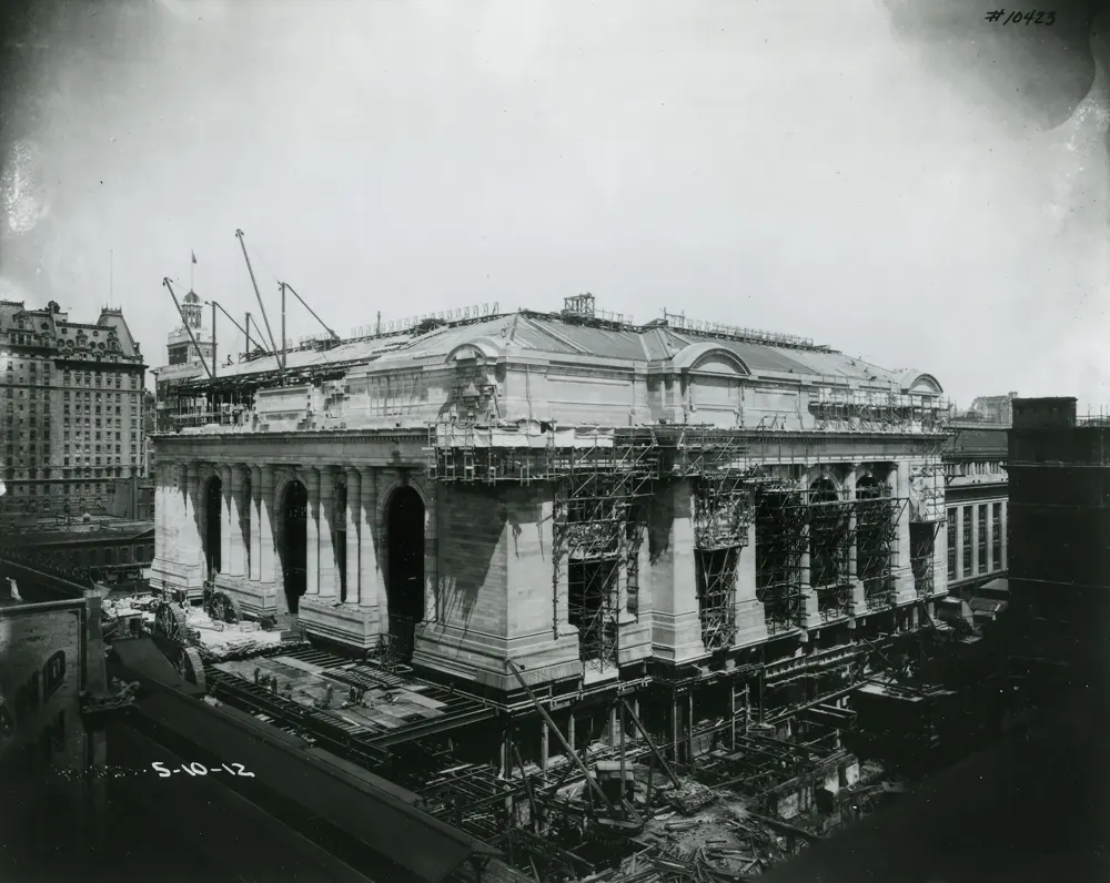 Grand Central Terminal under construction, 1912