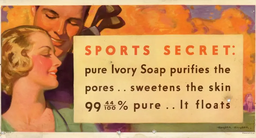 vintage advertisement for Ivory Soap