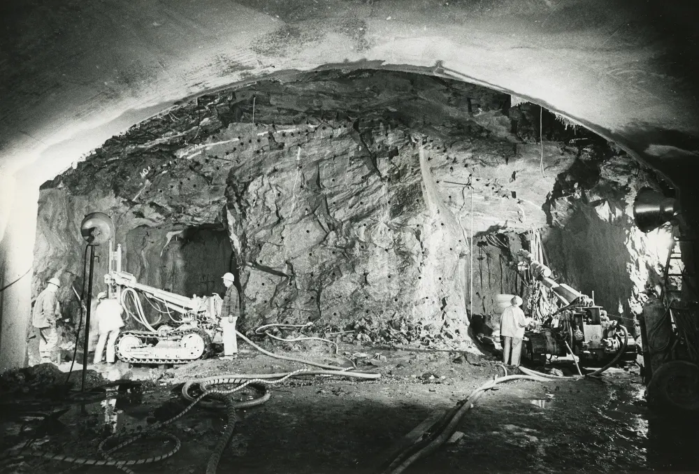 East Side Access tunnel excavation