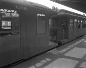 Exterior of BU Car 1106 at Chauncey St
Lundin Collection
New York Transit Museum

