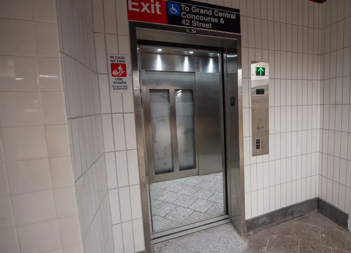 Elevator at Grand Central Terminal