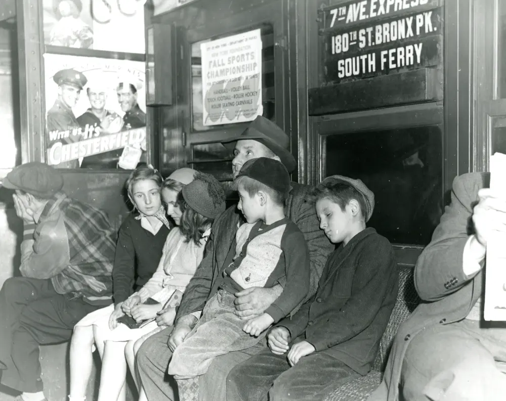 Children riding a Lo-V car