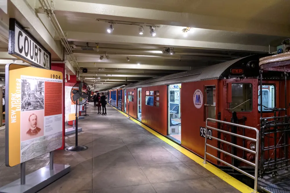 Redbird on view at the transit museum