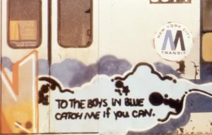 Graffiti, c. 1980s
New York Transit Museum Collection
