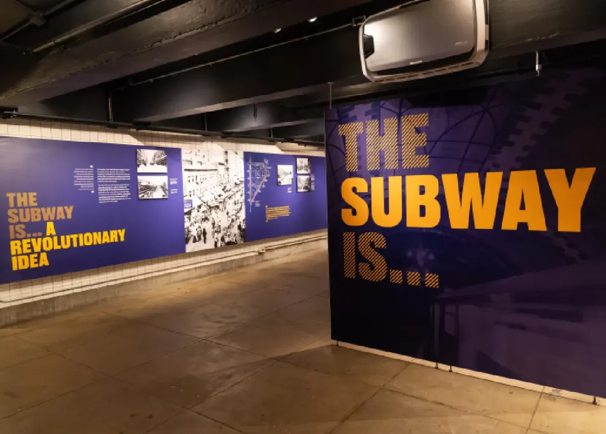 The Subway Is... exhibit at the museum in Brooklyn