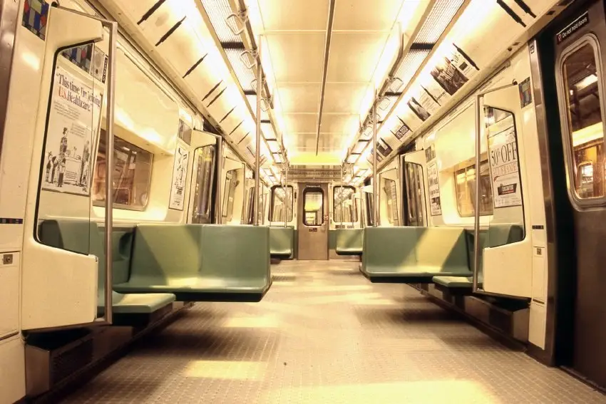 Interior of R110B car number 3005