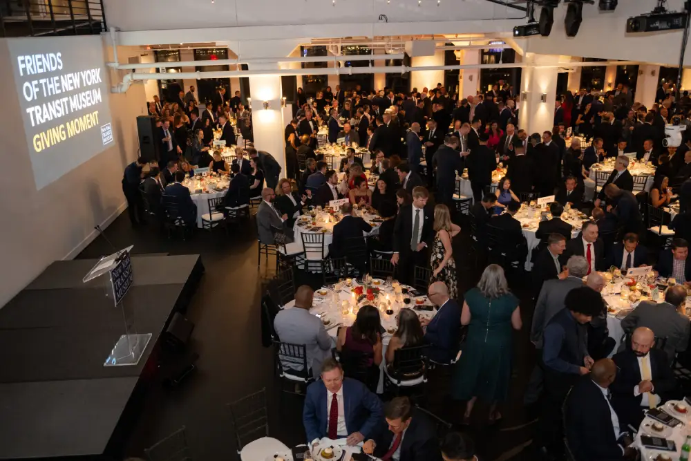 People mingling at the NYTM 2025 gala