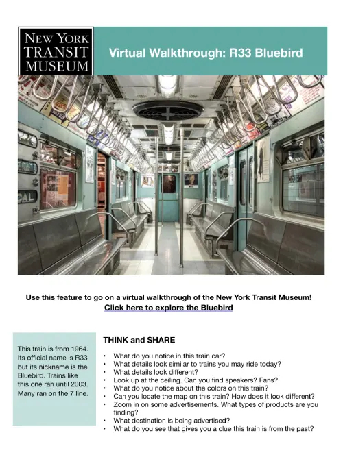 Screenshot of virtual walkthrough of R33 Bluebird