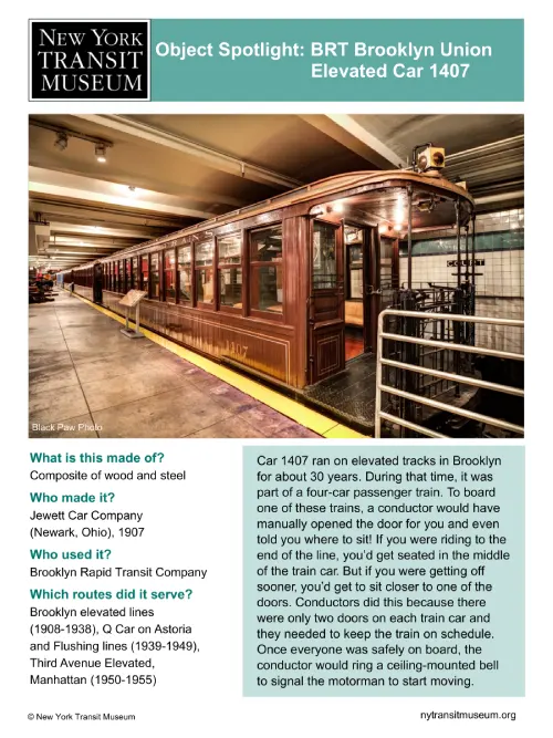 Screenshot of Object Spotlight teacher resource