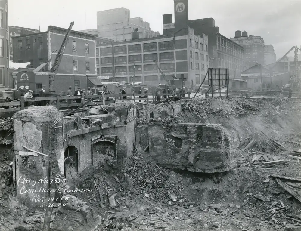 Excavation for the New Court House