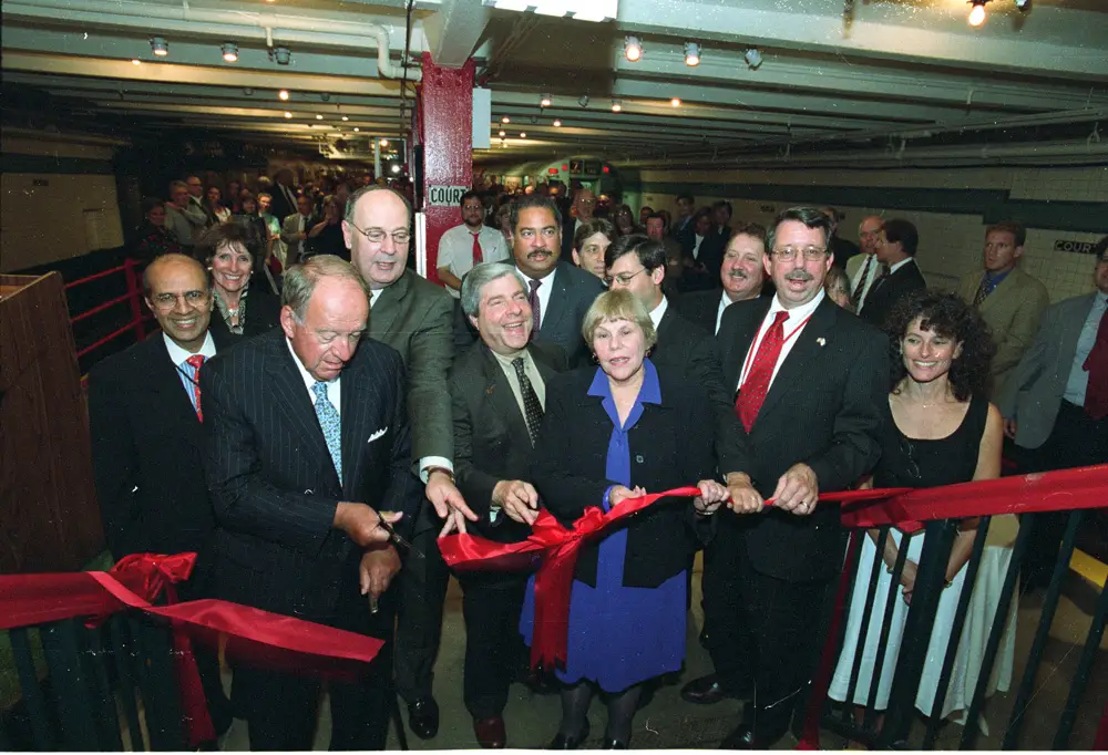 Ribbon cutting ceremony for renovated museum